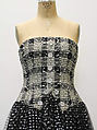 Evening dress, Bill Blass Ltd. (American, founded 1970), wool, cellophane, silk, synthetic, metallic, American