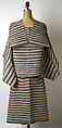 Ensemble, Issey Miyake (Japanese, 1938–2022), a) synthetic/cotton/linen blend, metal; b) synthetic/cotton/linen blend, Japanese