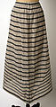 Ensemble, Issey Miyake (Japanese, 1938–2022), a) synthetic/cotton/linen blend, metal; b) synthetic/cotton/linen blend, Japanese