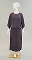 Ensemble, Paul Poiret (French, Paris 1879–1944 Paris), a) silk, fur; b) silk, French