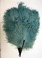 Fan, feathers, tortoiseshell, American or European