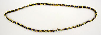 Sautoir, House of Chanel  French, metal, leather, French