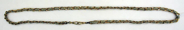 Sautoir, House of Chanel  French, metal, leather, French