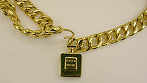 Belt, House of Chanel (French, founded 1910), metal, French