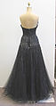 Evening ensemble, House of Balmain (French, founded 1945), a) silk, synthetic; b) silk, French