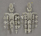 Earrings, Isaac Mizrahi  American, a,b) aluminum, American