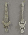 Earrings, Isaac Mizrahi  American, a,b) aluminum, American