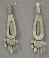 Earrings, Isaac Mizrahi  American, a,b) aluminum, American