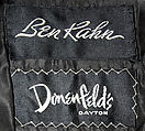 Coat, Ben Kahn Furs (American, founded 1921), a) fur, synthetic; b) leather, metal, American