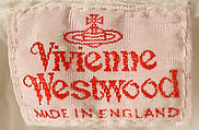 Dress, Vivienne Westwood (British, founded 1971), cotton, British