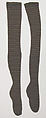 Stockings, Vivienne Westwood (British, 1941–2022), a,b, g, h) wool, elastic; c,d, i, j) synthetic, elastic; e,f) cotton, British