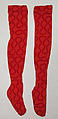 Stockings, Vivienne Westwood (British, 1941–2022), a,b, g, h) wool, elastic; c,d, i, j) synthetic, elastic; e,f) cotton, British