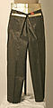 Suit, Vivienne Westwood (British, founded 1971), a) wool, synthetic, leather, metal; b) wool, synthetic, leather, British