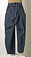 Suit, Vivienne Westwood (British, 1941–2022), a) wool, cotton, plastic; b) wool, metal, plastic, British