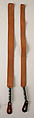 Ensemble, Vivienne Westwood (British, 1941–2022), a) cotton; b) cotton, leather, metal; c,d) metal, leather, British