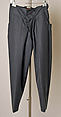 Trousers, Vivienne Westwood (British, 1941–2022), wool, metal, plastic, British