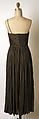 Ensemble, (a, b) Madame Grès (Germaine Émilie Krebs) (French, Paris 1903–1993 Var region), a) silk, nylon; b) silk; c,d) silk, leather, French