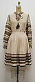 Ensemble, a,b) wool, silk, French