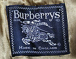 Trench coat, Burberry (British, founded 1856), a) cotton, silk, plastic; b) wool, silk; c) cotton, leather; d,e) cotton; f) cotton, silk, British