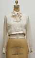 Ensemble, House of Chanel (French, founded 1910), a) wool and mohair, fur, silk, metal; b) wool and mohair, fur, silk; c,d) silk, plastic  
c, d) silk, French