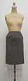 Ensemble, Philippe Venet (French, born 1929), a) wool, silk, plastic; b) silk; c) wool; d) silk, leather, French
