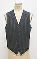 Suit, Henry Poole &amp; Co. (British, founded 1806), a,b) wool, silk, plastic; c) wool, silk, plastic, cotton, linen, British