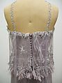 Dress, House of Chanel (French, founded 1910), a) silk, rhinestone, plastic, synthetic; b) silk, rhinestone, plastic, French