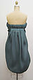 Dress, Louis Vuitton Co. (French, founded 1854), silk, plastic, rhinestones, French