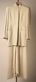 Ensemble, Giorgio Armani (Italian, founded 1974), a) silk, plastic; b) silk, Italian