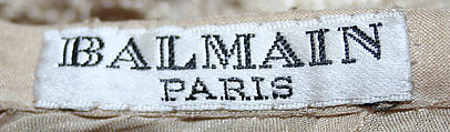 Evening ensemble, House of Balmain (French, founded 1945), a,b) silk, French