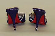 Shoes, Jean Paul Gaultier (French, born 1952), a,b) silk, French