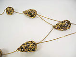 Necklace, Yves Saint Laurent (French, founded 1961), metal, French
