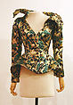 Evening jacket, Yves Saint Laurent (French, founded 1961), silk, metallic thread, metal, glass, French
