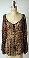 Suit, Yves Saint Laurent (French, founded 1961), a) cotton, metal, silk; b-d) silk, French