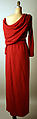 Dress, Yves Saint Laurent (French, founded 1961), a) silk, b) silk, leather, French