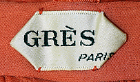 Dress, Madame Grès (Germaine Émilie Krebs) (French, Paris 1903–1993 Var region), a,b) silk, French