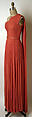 Dress, Madame Grès (Germaine Émilie Krebs) (French, Paris 1903–1993 Var region), a,b) silk, French