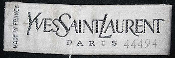 Evening jacket, Yves Saint Laurent (French, founded 1961), leather, fur, silk, French