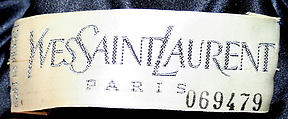 Dress, Yves Saint Laurent (French, founded 1961), silk, French