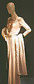 Ensemble, Yves Saint Laurent (French, founded 1961), a) silk, pearl; b) silk, leather, metal, crystal; c) cotton, coral, crystal, metal, leather; d) silk; e) metal, pearl, crystal, glass, coral, rhinestones, French