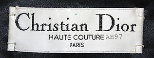 Evening suit, House of Dior (French, founded 1946), (a,b) wool, silk, French