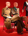 Ensemble, Yves Saint Laurent (French, founded 1961), a,c) wool, silk, plastic; b) silk, plastic; d) wool, French