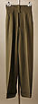 Ensemble, Yves Saint Laurent (French, founded 1961), a,c) wool, silk, plastic; b) silk, plastic; d) wool, French