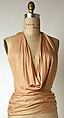 Halter, Madame Grès (Germaine Émilie Krebs) (French, Paris 1903–1993 Var region), silk, French