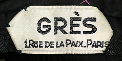 Evening dress, Madame Grès (Germaine Émilie Krebs) (French, Paris 1903–1993 Var region), silk, French