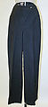 Trousers, Gaultier Paris (French, founded 1997), wool, silk, plastic, French