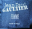 Suit, Jean Paul Gaultier (French, born 1952), a) wool, synthetic; b) wool, synthetic, silk; c,d) wool, French