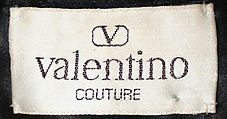 Cocktail suit, Valentino (Italian, born 1932), a) wool, silk, plastic; b) wool, silk, Italian