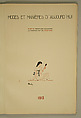Modes et Manières d'Aujourd'hui, Pierre Corrard, paper, French