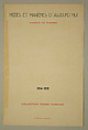Modes et Manières d'Aujourd'hui, Pierre Corrard, paper, French